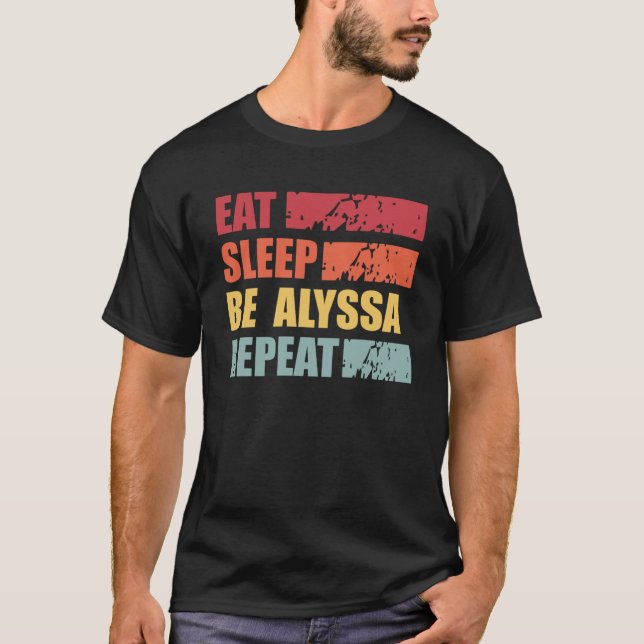 T-shirt Eat Sleep Wrestle Repeat Wrestling Gift (Devant)