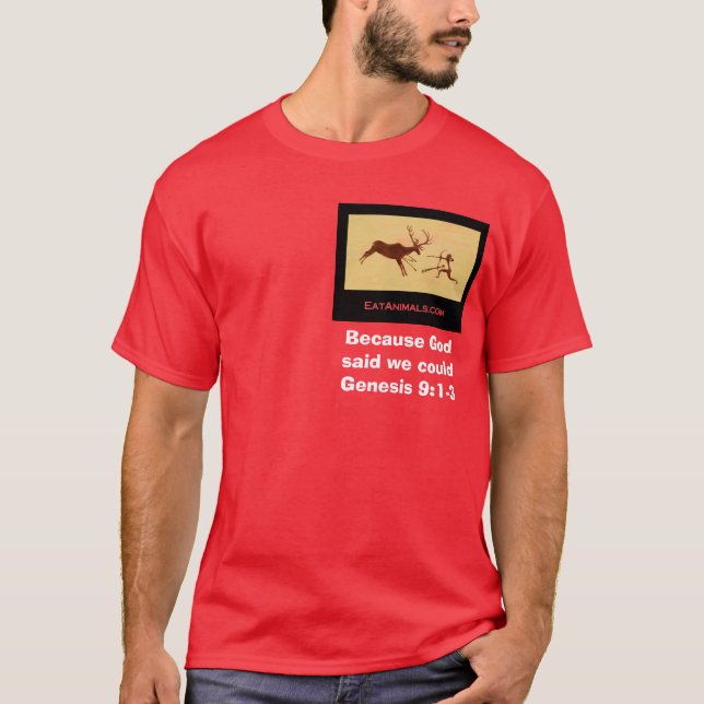 T-shirt EatAnimals.com (Devant)