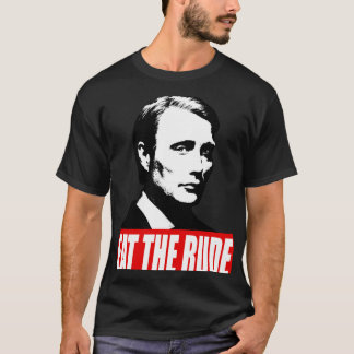 T-shirt EATHE RUDE Hannibal Dark Background