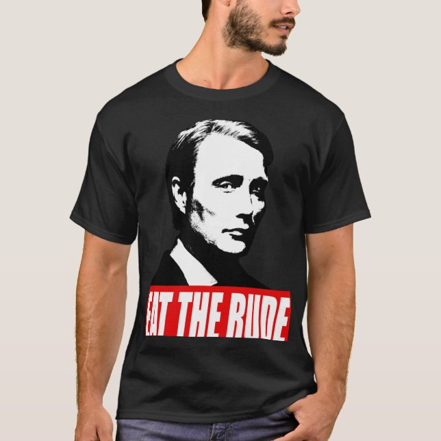 T-shirt EATHE RUDE Hannibal Dark Background (Devant)