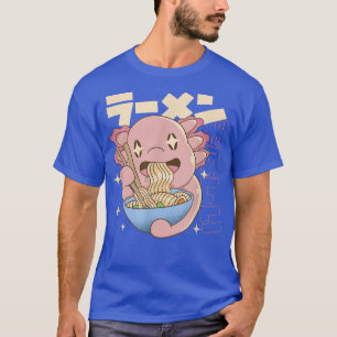 T-shirt EATSALOTL RAMEN Japonais Axolotl Manger Noodles Ja