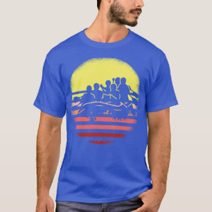T-shirt Eau blanche pour radeau vintage