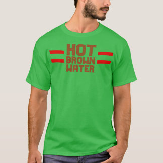 T-shirt Eau Brown chaude