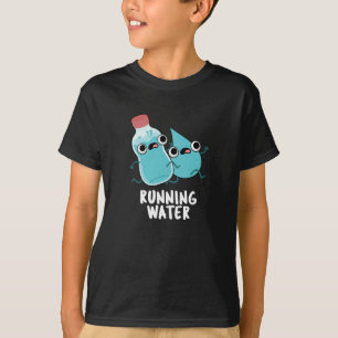T-shirt Eau courante amusante Parc aquatique foncé BG