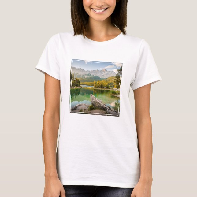 T-shirt Eau | Dachstein Mountains Lake Allemagne (Devant)