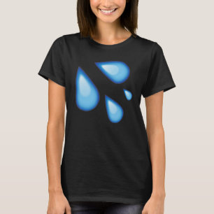 T-shirt Eau de goutte à la mode Graphic mou Fly &