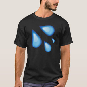 T-shirt Eau de goutte à la mode Graphic mou Fly &