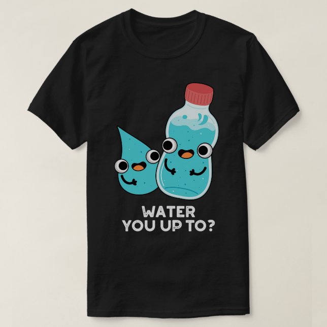 T-shirt Eau jusqu'à mignon jeu d'eau (Design devant)