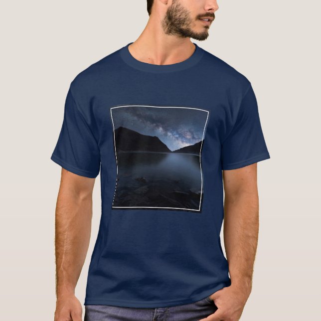 T-shirt Eau | Lakeshore la nuit (Devant)