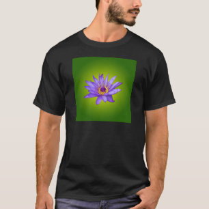 T-shirt Eau Lily Étang Aquatique Purple Fleurit