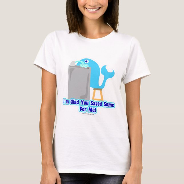 T-shirt Eau pour baleines (Devant)