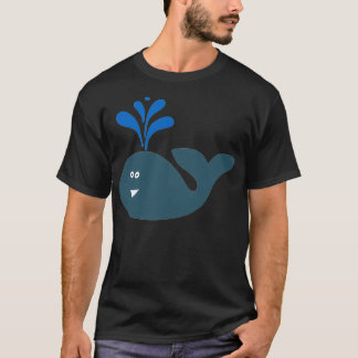 T-shirt Eau soufflante de baleine