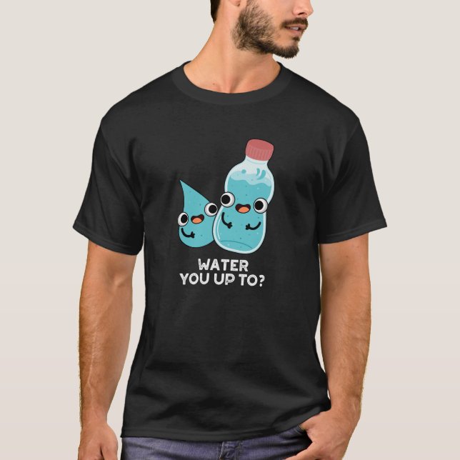 T-shirt Eau Vous Jusqu'À Drôle Jeux D'Eau Dark BG (Devant)