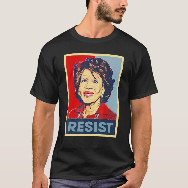 T-shirt Eaux de résistance graphique Artiste Maxine Pour V (Devant)
