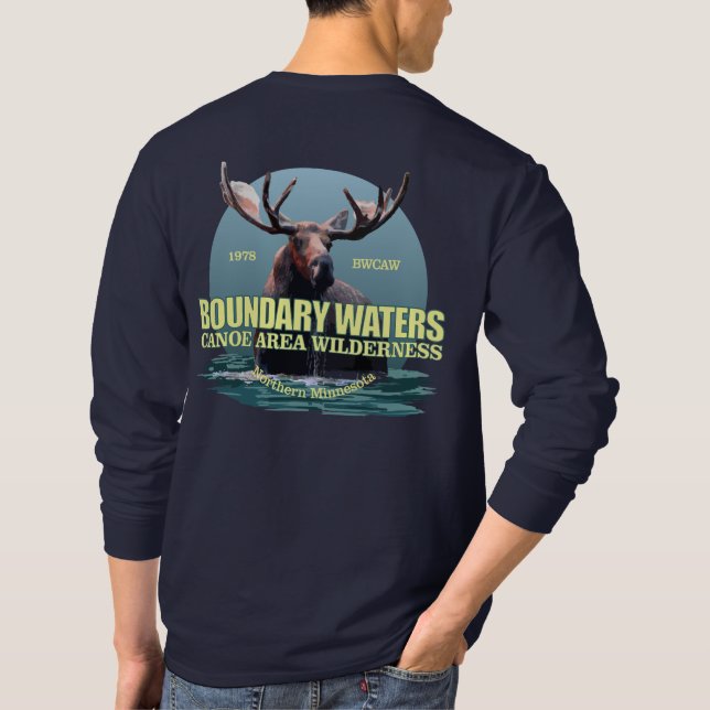 T-shirt Eaux limitrophes CAW (orignal) WT (Dos)