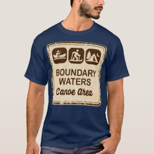 T-shirt Eaux limitrophes Zone de canot Wilderness K