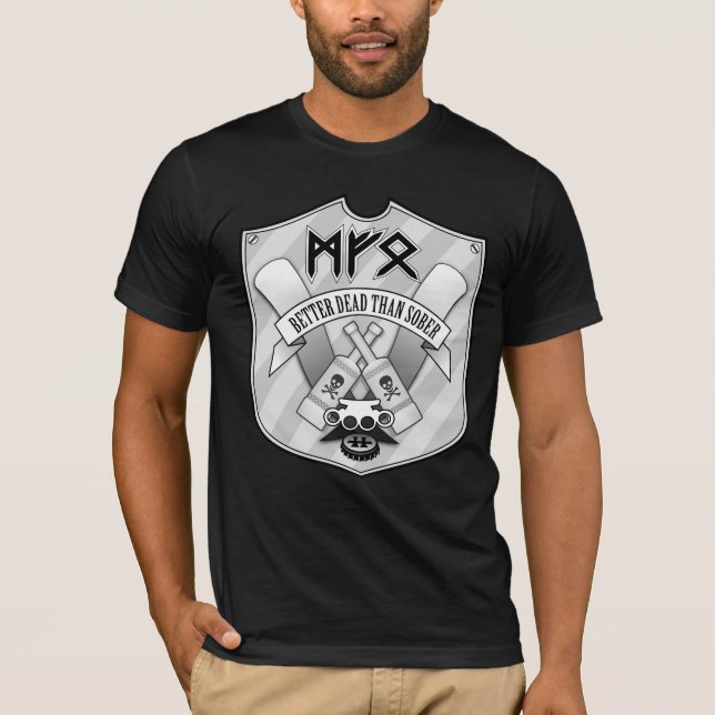 T-shirt EB - Metal Shield (Devant)