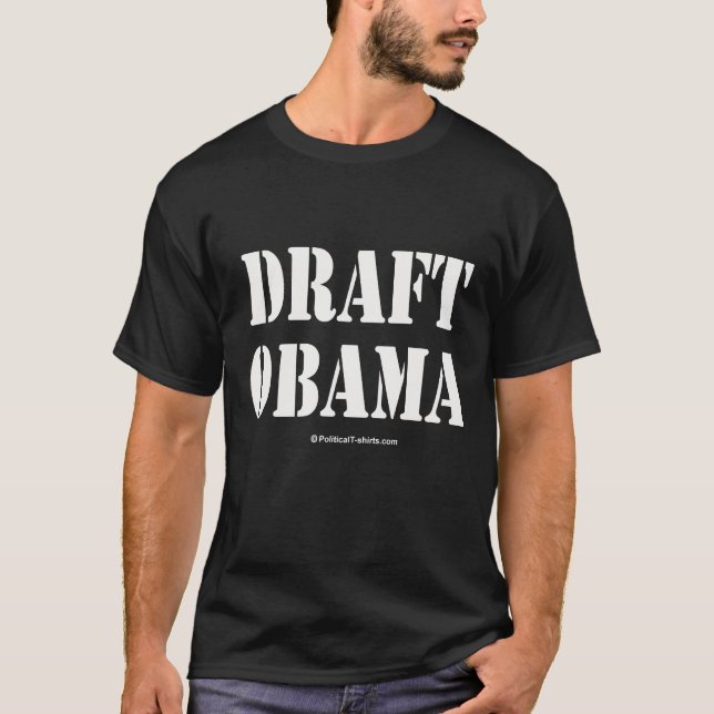 T-shirt Ébauche Obama (Devant)