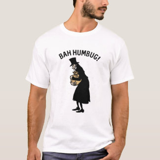 T-shirt Ebenezer Scrooge Bah Humbug Shirt Retro Noël