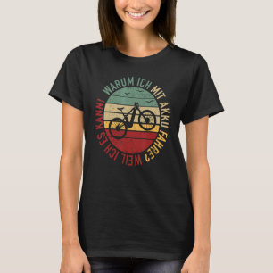 T-shirt Ebike Vélo Rider Batterie électrique E Vélo Mounta