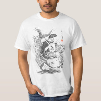 T-shirt Ebisu - Dieu de la pêche et du commerce (peinture