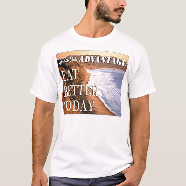 T-shirt EBT : Mangez mieux aujourd'hui la carte (Devant)