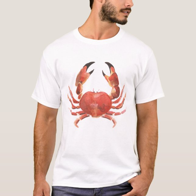 T-shirt Ébullition de crabe de fruits de mer (Devant)