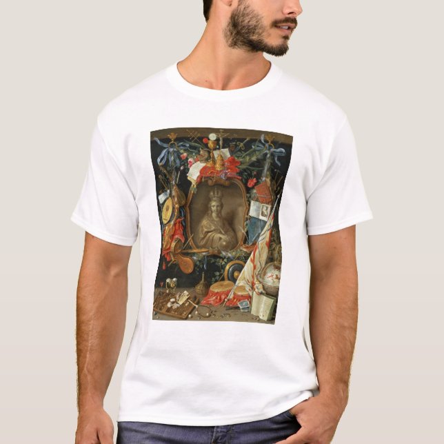 T-shirt Ecclesia entouré par des symboles de vanité (Devant)