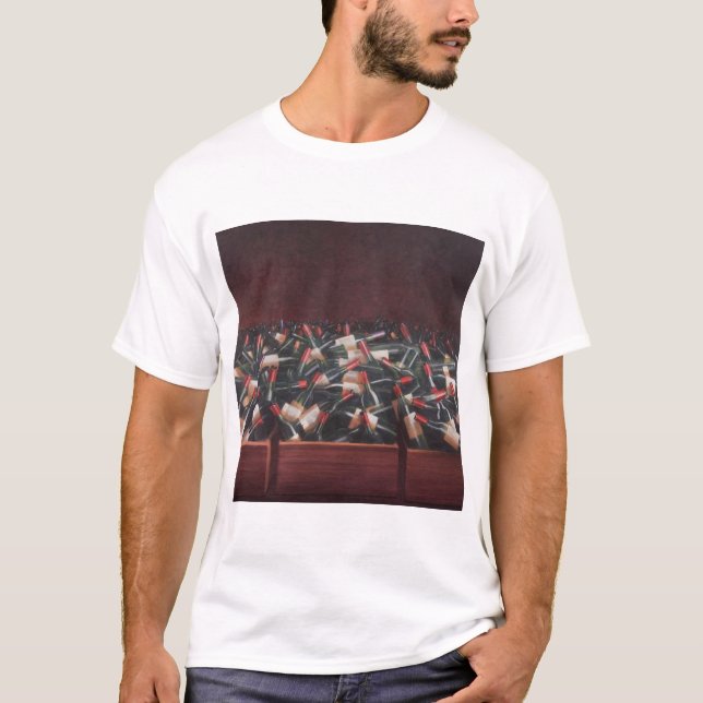 T-shirt Échantillon de claret (Devant)