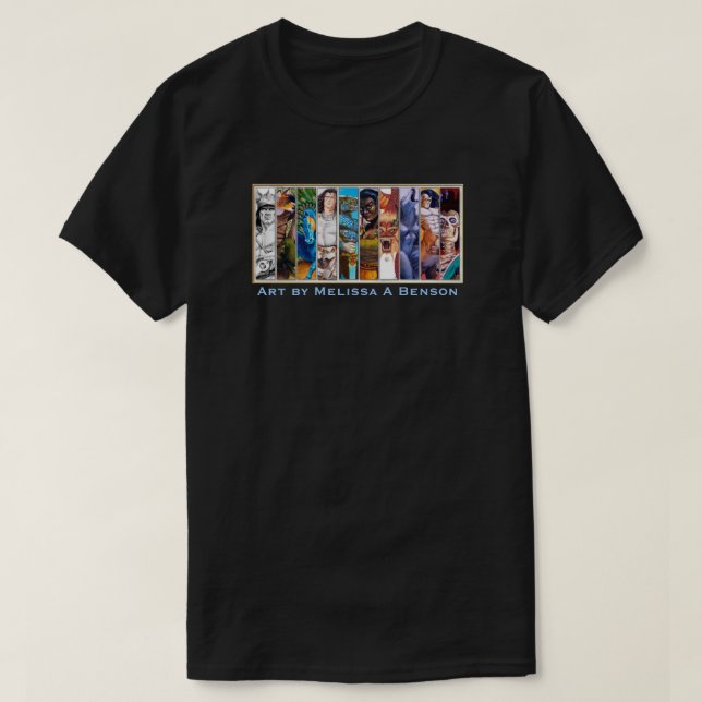 T-shirt Échantillon de fantasy de Melissa Benson (Design devant)