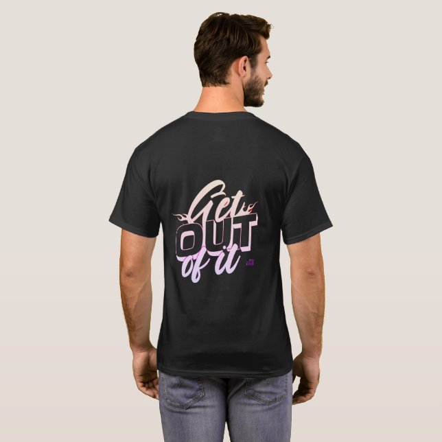T-shirt Échappez à la boucle de suranalyse – Citation moti (Dos entier)