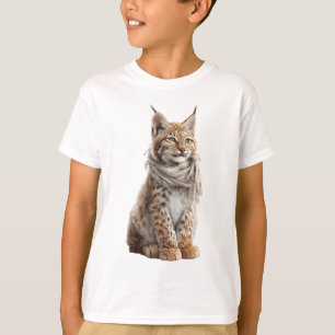 T-shirt Écharpe Cosy Chat Sauvage Enfant