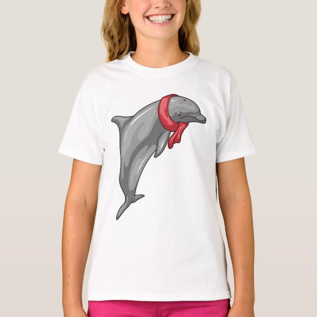 T-shirt Écharpe dauphin (Devant)