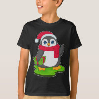 Écharpe de Noël de pingouin