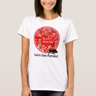 T-shirt Écharpe faite sur commande, encierro de San