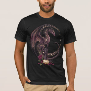 T-shirt Échec et mat aux échecs du dragon 
