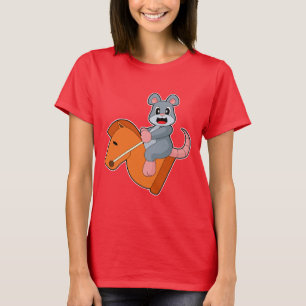 T-shirt Échecs de souris pièce Knight Chess
