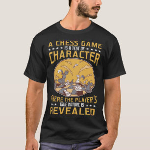 T-shirt Échecs Échecs Piece King Paon Chess 1