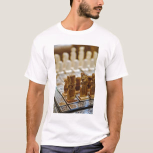 T-shirt Échecs en vente, Bazar Khan el Khalili,