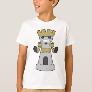 T-shirt Échecs Pièce Rook Échecs