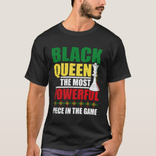 T-shirt Échecs Queen Pièce la plus puissante Chèque Chessm