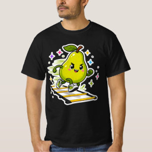 T-shirt Échelle d'agilité de poire déterminée Cartoon Sti