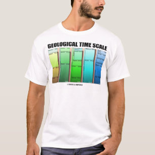 T-shirt Échelle de temps géologique (âge géologique)
