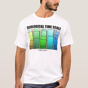T-shirt Échelle de temps géologique (âge géologique)