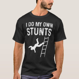 T-shirt Echelle Tombant Les Propres Pieds Maladroit