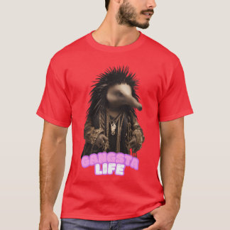 T-shirt Échidné Gangsta Life