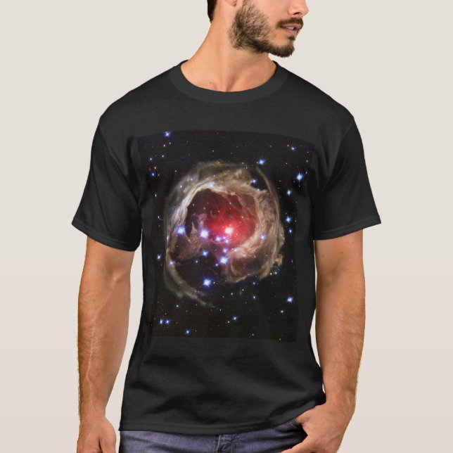 T-shirt "Echo clair" illumine la poussière près de la supe (Devant)