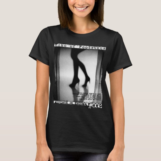T-shirt Écho de pas (Devant)