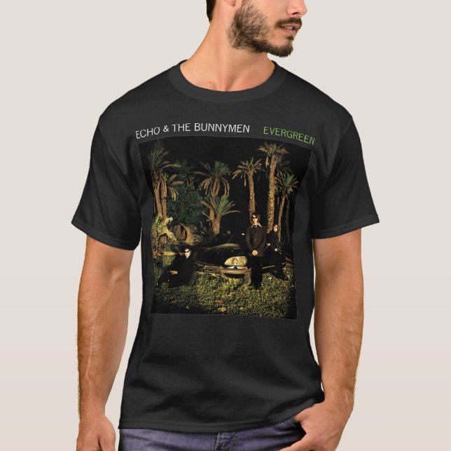 T-shirt Echo & The Bunnymen - Evergreen (Devant)