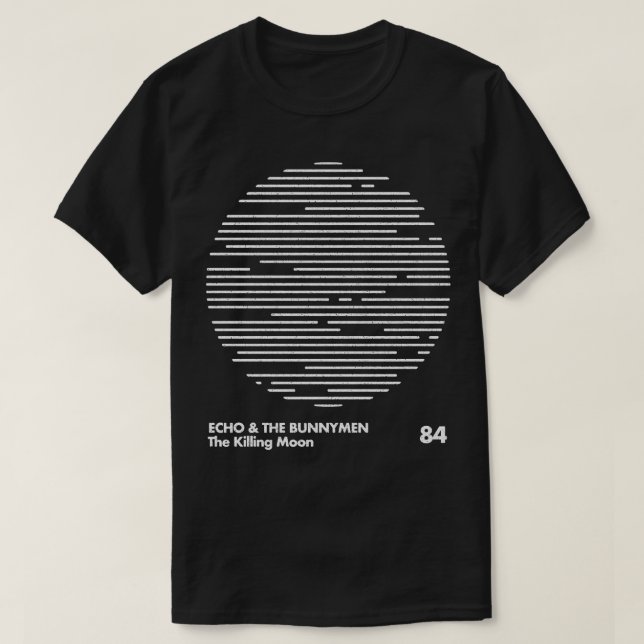 T-shirt Echo The Bunnymen Minimal Graphic Design Hommage (Design devant)